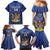 Custom Namibia Cricket Family Matching Mermaid Dress and Hawaiian Shirt 2024 Go Eagles African Pattern - Wonder Print Shop