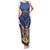 Custom Namibia Cricket Family Matching Tank Maxi Dress and Hawaiian Shirt 2024 Go Eagles African Pattern - Wonder Print Shop