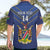 Custom Namibia Cricket Hawaiian Shirt 2024 Go Eagles African Pattern - Wonder Print Shop