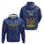 Custom Namibia Cricket Hoodie 2024 Go Eagles African Pattern - Wonder Print Shop