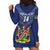 Custom Namibia Cricket Hoodie Dress 2024 Go Eagles African Pattern - Wonder Print Shop