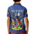 Custom Namibia Cricket Kid Polo Shirt 2024 Go Eagles African Pattern - Wonder Print Shop