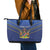 Custom Namibia Cricket Leather Tote Bag 2024 Go Eagles African Pattern - Wonder Print Shop