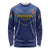 Custom Namibia Cricket Long Sleeve Shirt 2024 Go Eagles African Pattern - Wonder Print Shop