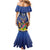 Custom Namibia Cricket Mermaid Dress 2024 Go Eagles African Pattern - Wonder Print Shop