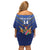 Custom Namibia Cricket Off Shoulder Short Dress 2024 Go Eagles African Pattern - Wonder Print Shop