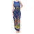 Custom Namibia Cricket Tank Maxi Dress 2024 Go Eagles African Pattern