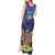 Custom Namibia Cricket Tank Maxi Dress 2024 Go Eagles African Pattern