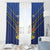 Custom Namibia Cricket Window Curtain 2024 Go Eagles African Pattern