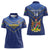 Custom Namibia Cricket Women Polo Shirt 2024 Go Eagles African Pattern