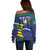 Custom Brazil Football Off Shoulder Sweater Summer 2024 Go Champions Selecao - Wonder Print Shop