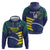 Custom Brazil Football Zip Hoodie Summer 2024 Go Champions Selecao - Wonder Print Shop