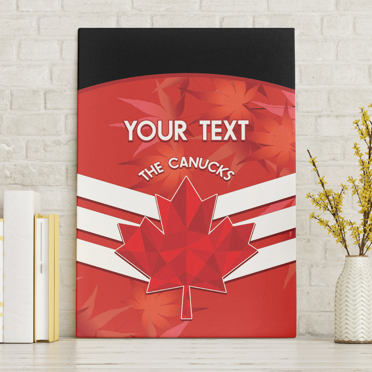 Custom Canada Soccer Canvas Wall Art Summer 2024 Go Champions Canucks - Wonder Print Shop