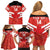 Custom Canada Soccer Family Matching Off Shoulder Short Dress and Hawaiian Shirt Summer 2024 Go Champions Canucks - Wonder Print Shop