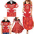 Custom Canada Soccer Family Matching Summer Maxi Dress and Hawaiian Shirt Summer 2024 Go Champions Canucks - Wonder Print Shop