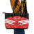 Custom Canada Soccer Leather Tote Bag Summer 2024 Go Champions Canucks - Wonder Print Shop