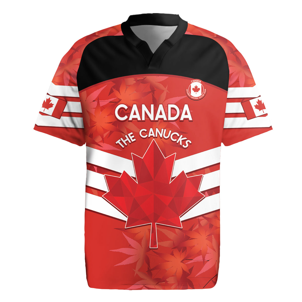 Custom Canada Soccer Rugby Jersey Summer 2024 Go Champions Canucks - Wonder Print Shop