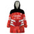 Custom Canada Soccer Wearable Blanket Hoodie Summer 2024 Go Champions Canucks - Wonder Print Shop