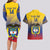 Custom Colombia Football Couples Matching Long Sleeve Bodycon Dress and Hawaiian Shirt Summer 2024 Las Chicas Superpoderosas - Wonder Print Shop