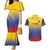 Custom Colombia Football Couples Matching Mermaid Dress and Hawaiian Shirt Summer 2024 Las Chicas Superpoderosas - Wonder Print Shop