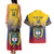 Custom Colombia Football Couples Matching Tank Maxi Dress and Hawaiian Shirt Summer 2024 Las Chicas Superpoderosas - Wonder Print Shop