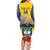 Custom Colombia Football Family Matching Long Sleeve Bodycon Dress and Hawaiian Shirt Summer 2024 Las Chicas Superpoderosas - Wonder Print Shop