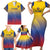 Custom Colombia Football Family Matching Short Sleeve Bodycon Dress and Hawaiian Shirt Summer 2024 Las Chicas Superpoderosas - Wonder Print Shop