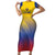 Custom Colombia Football Family Matching Short Sleeve Bodycon Dress and Hawaiian Shirt Summer 2024 Las Chicas Superpoderosas - Wonder Print Shop