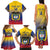 Custom Colombia Football Family Matching Tank Maxi Dress and Hawaiian Shirt Summer 2024 Las Chicas Superpoderosas - Wonder Print Shop