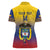 Custom Colombia Football Women Polo Shirt Summer 2024 Las Chicas Superpoderosas - Wonder Print Shop