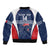 Custom France Football Bomber Jacket Summer 2024 Les Bleues - Wonder Print Shop