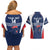 Custom France Football Couples Matching Off Shoulder Short Dress and Hawaiian Shirt Summer 2024 Les Bleues - Wonder Print Shop