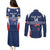 Custom France Football Couples Matching Puletasi and Long Sleeve Button Shirt Summer 2024 Les Bleues - Wonder Print Shop