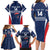 Custom France Football Family Matching Long Sleeve Bodycon Dress and Hawaiian Shirt Summer 2024 Les Bleues - Wonder Print Shop