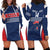 Custom France Football Hoodie Dress Summer 2024 Les Bleues - Wonder Print Shop