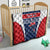 Custom France Football Quilt Summer 2024 Olympic Les Bleues