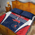 Custom France Football Quilt Bed Set Summer 2024 Les Bleues - Wonder Print Shop