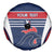 Custom France Football Spare Tire Cover Summer 2024 Les Bleues - Wonder Print Shop