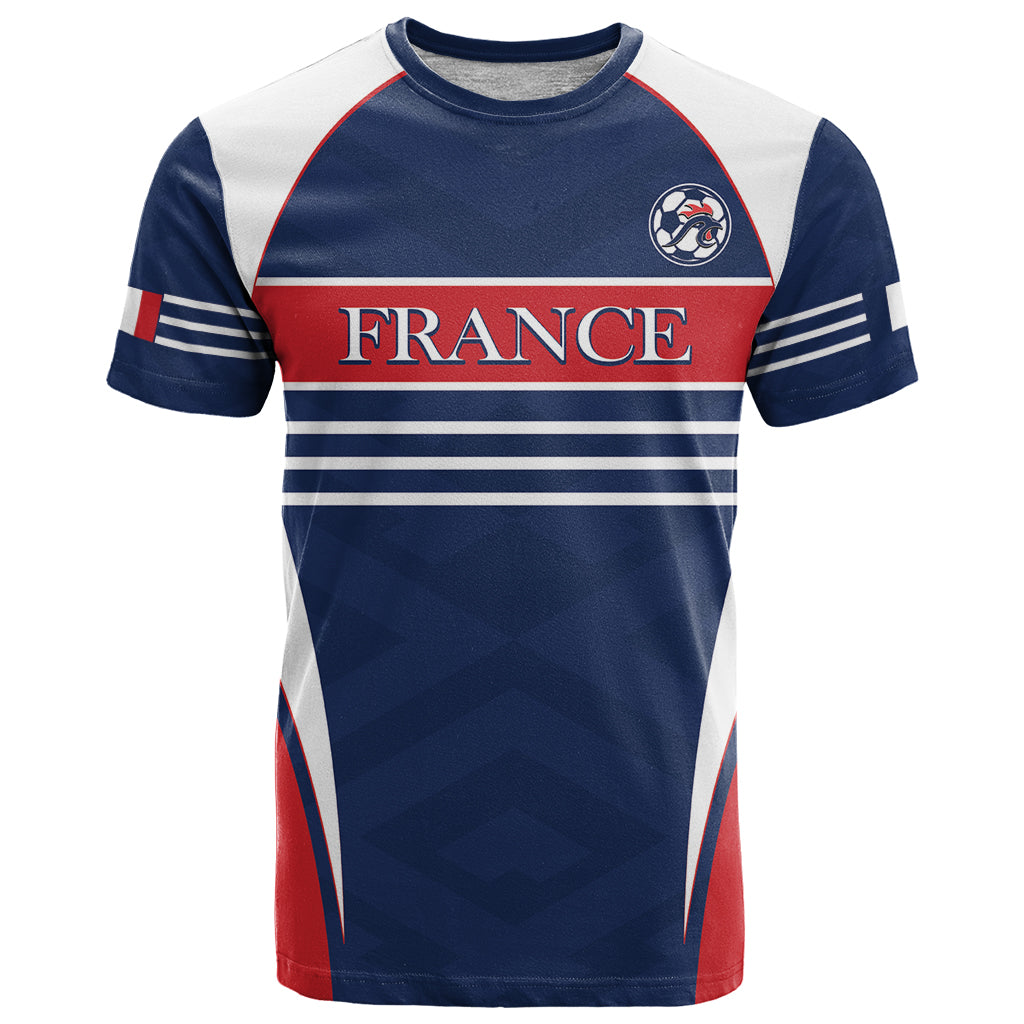 Custom France Football T Shirt Summer 2024 Les Bleues - Wonder Print Shop