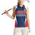 Custom France Football Women Sleeveless Polo Shirt Summer 2024 Les Bleues - Wonder Print Shop