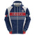 Custom France Football Zip Hoodie Summer 2024 Les Bleues - Wonder Print Shop