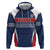 Custom France Football Zip Hoodie Summer 2024 Les Bleues - Wonder Print Shop