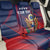 Custom United States Soccer Back Car Seat Cover Summer 2024 Go USA - Wonder Print Shop