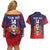 Custom United States Soccer Couples Matching Off Shoulder Short Dress and Hawaiian Shirt Summer 2024 Go USA - Wonder Print Shop