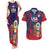 Custom United States Soccer Couples Matching Tank Maxi Dress and Hawaiian Shirt Summer 2024 Go USA - Wonder Print Shop