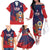 Custom United States Soccer Family Matching Off The Shoulder Long Sleeve Dress and Hawaiian Shirt Summer 2024 Go USA - Wonder Print Shop