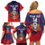 Custom United States Soccer Family Matching Off Shoulder Short Dress and Hawaiian Shirt Summer 2024 Go USA - Wonder Print Shop