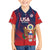 Custom United States Soccer Family Matching Puletasi and Hawaiian Shirt Summer 2024 Go USA - Wonder Print Shop