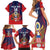 Custom United States Soccer Family Matching Short Sleeve Bodycon Dress and Hawaiian Shirt Summer 2024 Go USA - Wonder Print Shop