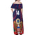 Custom United States Soccer Off Shoulder Maxi Dress Summer 2024 Go USA - Wonder Print Shop